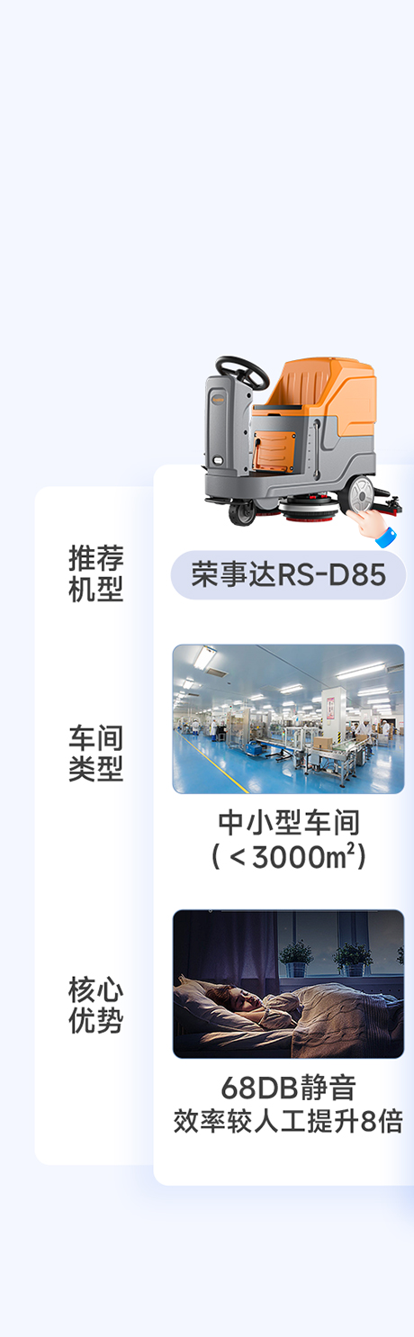 中小型車間推薦榮事達RS-D85